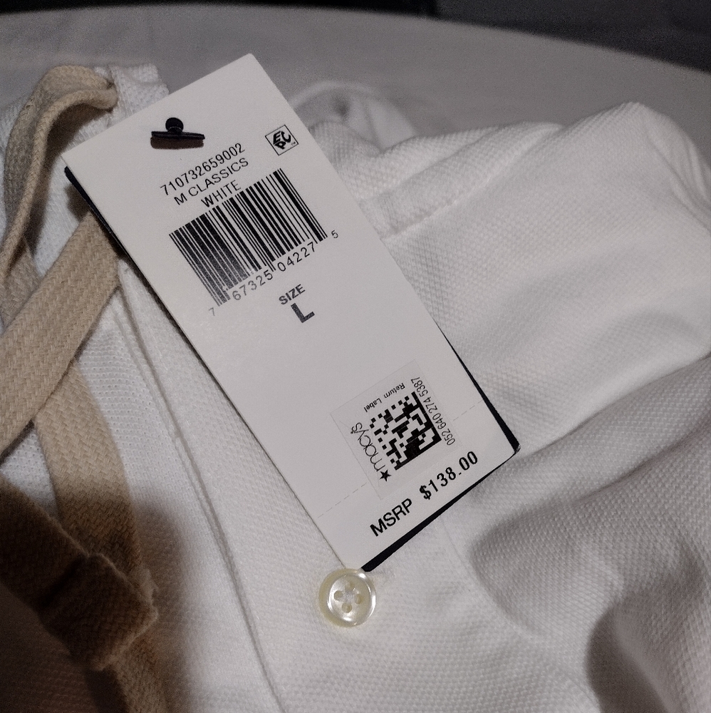 Polo Ralph Lauren White Big Pony Hooded Polo Parka Pullover Shirt - Picture 13 of 16